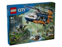 Set Lego City 60437 Helicoptere de lexplorateur de la jungle au camp de base