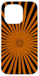 iPhone 15 Pro Starburst Mid-Century Modern Pattern Black Cut Out Case