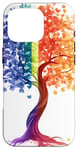 Coque pour iPhone 16 Pro Tree Life Rainbow LGBTQ Gay Pride La vie dans les arbres