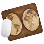 UK Seller Anti-Slip Gaming Mouse Pad Mat PC Laptop Retro Vintage World Map Cool