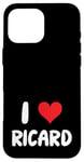 Coque pour iPhone 16 Pro Max I Love Ricard - Cœur