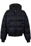 Monogram Jacquard Nylon Puffer Jacket Black Men