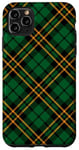 Coque pour iPhone 11 Pro Max Green Royal Stewart Tartan écossais classique de Noël