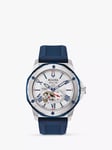 Bulova Men's Marine Star Heartbeat Automatic Silicone Strap Watch