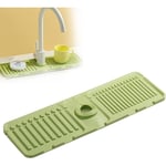 Coocheer - Tapis de Robinet pour évier de Cuisine, Protection Anti-éclaboussures, Tapis de Séchage en Silicone, Plateau d'évier en Pierre à Séchage