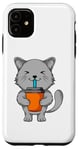 Coque pour iPhone 11 Chat & Café : Accord Parfait