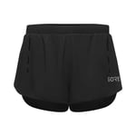 GORE WEAR Men's Running Shorts, Split Shorts, Black, XL