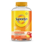 Supradyn Gummies Vitamines pour Adultes avec Vitamine D, C et Biotine - Multivitamines Gummies Énergie au goût de cerise, de framboise et d'orange - 140 Gummies