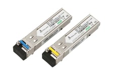 Extralink EX.15067 transceiver-moduler för nätverk Fiberoptik 1250 Mbit/s SFP 1550 nm