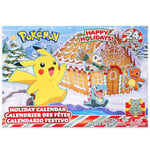 Bandai - Pokémon - Calendrier de l'avent Pokémon 2023-16 figurines surprises 5 cm + 8 accessoires sur la thématique Noël - WT00257