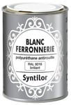 Peinture extérieure fer antirouille blanc brillant Syntilor 250ml