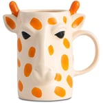 Rolig Giraffmugg, Giraff Frukostmugg, Stor Kaffemugg, Djur Teemugg, Personlig Giraffmugg, Originella Presenter, 500ml (Giraff)