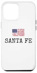 Coque pour iPhone 12 Pro Max Santa Fe City, États-Unis, drapeau, État, voyages, États-Unis, Amérique, femmes, hommes