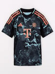 adidas Bayern Junior 24/25 Away Stadium Replica Shirt -black, Black, Size 7-8 Years