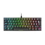 Mars Gaming MKMINIBRES, Clavier Mécanique Ultra-compact, Full RGB Chroma, Switch OUTEMU PRO Marron, Noir, Langue Espagnole