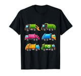 Cute Garbage Trucks Trash Collector Garbage Truck Kids T-Shirt