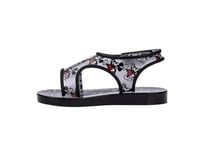 melissa Mini Acqua + Mickey Mouse BB Sandale Plate, Noir, 30 EU