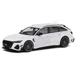 [FR] Solido AUDI A6 RS6-R ABT AVANT SW STATION WAGON 2021 WHITE 1:43 - SL4310710