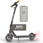 Trottinette électrique BLUEWHEEL IX250 légère homologuée pour la Route, avec Application et système de freinage Double + Suspension | Puissant Moteur 350 W, 20 km/h, Batterie 360 Wh | Pneus à air