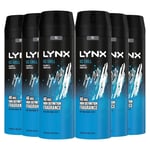 6pk Lynx 48H Fresh Deodorant & Body Spray - Ice Chill | 6 x 200ml