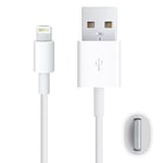 Câble blanc pour iPhone 8/8 Plus, 7 et 7 Plus, 6s 6s Plus, 6 6 Plus, 5 5S 5C, Compatible avec iOS 9.3 1m de haute qualité données de synchronisation USB / de charge,