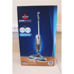 Mop | Spinwave | Corded Operating | Washing Function | Power 105 W | Blue/Titanium | Used, Dirty, Scratched, Broken Handle Holders