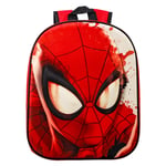 Spiderman 3D Eva Backpack Kids School Bag Boys Red Marvel Rucksack Mask On