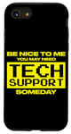 Coque pour iPhone SE (2020) / 7 / 8 Funny Tech Support It Programmateur informatique professionnel