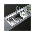 Evier inox POLA 1 bac XL 86x50