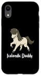 Coque pour iPhone XR Horse Lover - Papa islandais