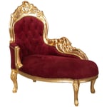 Biscottini - Fauteuil Louis xvi de style français en hêtre massif