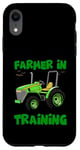 Coque pour iPhone XR Tracteur amusant pour enfants - Amateur de tracteur d'entraînement