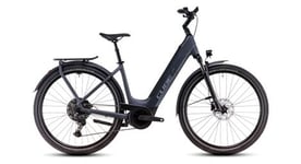 Vtc electrique cube touring hybrid pro 625 easy entry shimano cues 11v 625 wh 700 mm gris metallic 2025