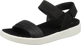 ECCO Flowtw, Ankle Strap Sandals Women’s, Black (Black/Black 51052), 4 UK EU