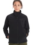 Marmot Women Wm's Alsek Jacket, water-repellent softshell jacket, breathable functional jacket, windproof outdoor jacket, Black, M