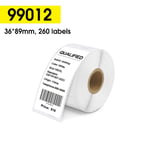 Imprimante thermique compatible avec Dymo Labelwriter,LW Attro,99010,99012,99014,11352,11354,11355,LW450,LW330,LW400,300 - Type 99012 36-89mm