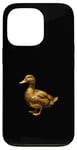 Coque pour iPhone 13 Pro Canard doré