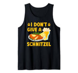 Beer Tent I DON'T GIVE A SCHNITZEL Funny Bavaria Oktoberfes Tank Top