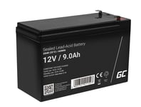 Green Cell AGM VRLA 12V 9Ah underhållsfritt batteri för UPS-enheter
