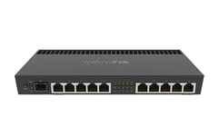 MikroTik – RB4011IGS+RM 10-porttinen reititin, Gigabit, 1x SFP+, PoE, musta