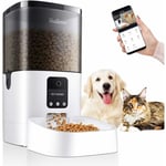 4L lena Distributeur automatique de nourriture 4L avec contrôle app, caméra hd 1080p, vision nocturne, mangeoire automatique pour chats et chiens