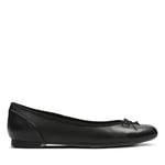 Clarks Femme Couture Bloom Ballerines, Black (Black Leather), 41.5 EU