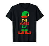 Nurse XMAS Nursing Hospital The Nurse Elf Christmas Nurse T-Shirt