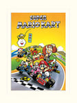 Nintendo Super Mario Kart (Retro) 30 x 40 cm Montée d'impression