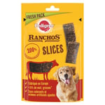 PEDIGREE Ranchos Slices - Lamelles au boeuf récompenses pour chien adulte - 8 sachets de 60g