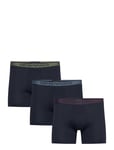 Men's Knit 3-Pack Boxer Boxerkalsonger Navy Emporio Armani