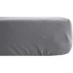 Linnea - Drap housse uni percale de coton manoir Bonnet de 35 cm 160x200 cm