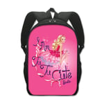 Sac d'école princesse Barbie, sac à dos confortable en polyester, sac d'ordinateur de grande capacité de style coréen SHB16952