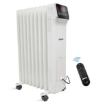 Oil Filled Radiator Portable Electric Heater Thermostat 9 Fins