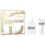 Zadig & Voltaire Parfymer för kvinnor This is Her! Presentförpackning Eau de Parfum Spray 50 ml + Body Lotion 50 ml 1 Stk. (834,00 kr / 1 st.)